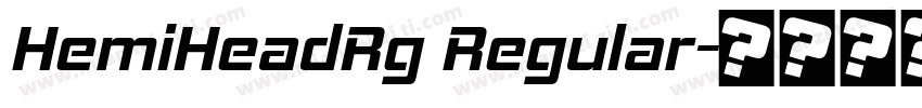 HemiHeadRg Regular字体转换